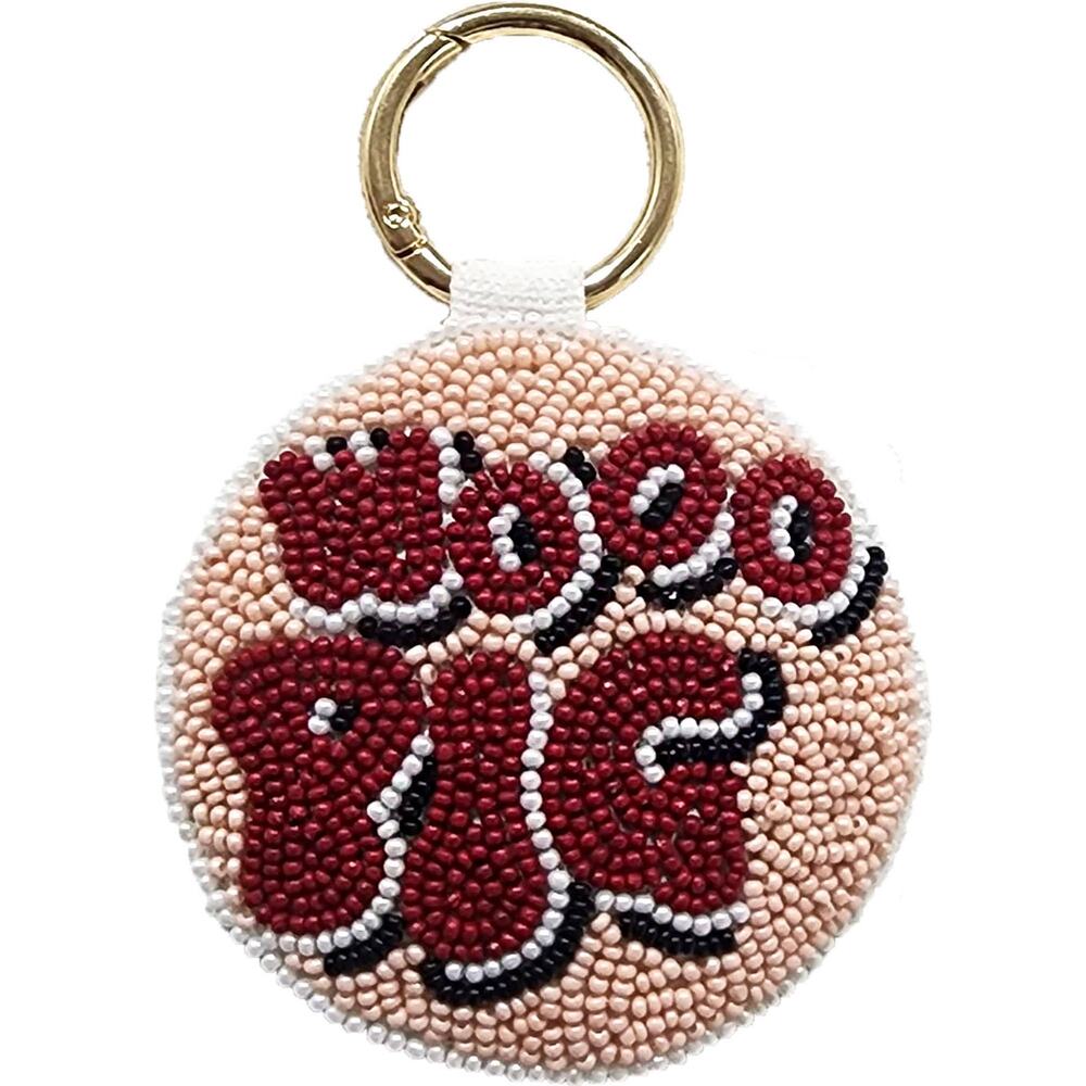 Arkansas Razorbacks Beaded Keychain – Woo Pig